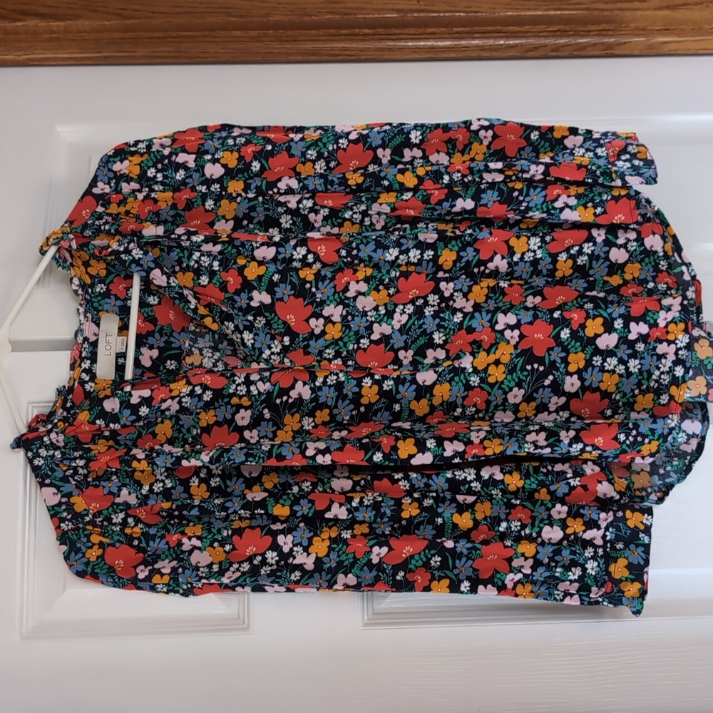 Loft floral blouse